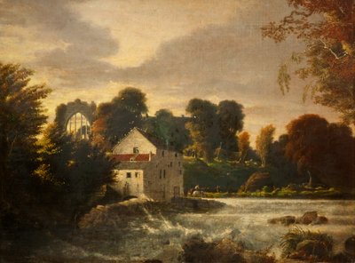 A Watermill near Egglestone Abbey, Durham by Peter de Wint